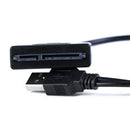 SATA to USB 2.0 Dual 22pin Adapter Cables External Power For 2.5''' Ssd  Kw