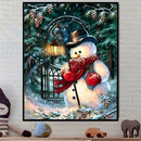 Christmas Snowman Embroidery Cross Stitch 5D Diamond Painting/Home/Decor New