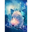 5D DIY Full Drill Diamond Painting Cute Cat Cross Stitch Embroidery Mosaic