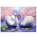 Swan DIY 5D Diamond Painting Rhinestone Embroidery Cross Stitch Arts Craft