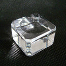 1X Crystal Clear Square Block Sphere Rocks Base Stand Holder Display Stone Favor