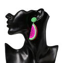 Fashion Handmade Beaded Earrings Fruit Dragon Fruit Shape Cute Bohemian Wed W3Q9