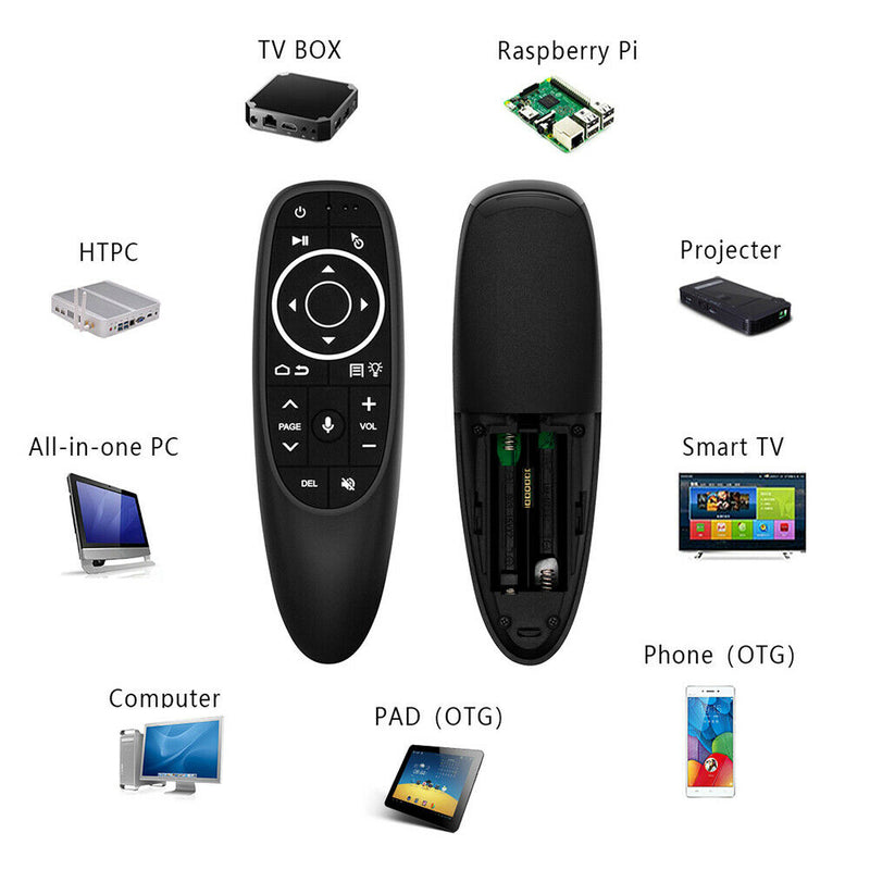 G10S PRO Wireless Backlight Voice Control Air Mouse Smart Remote Control Home