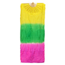 1.8m Hand Made Colorful Belly Dance Dancing Synthetic Silk Natural Bamboo L P3T6