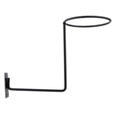 2x Durable Black Motorcycle Helmet Hanger with Screw for Coats Hats Caps