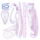 10pcs Multi-Style French Curve Rulers Measure For Tailor Sewing Dressmaking
