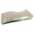 Scratching Board For Cat With Catnip S Type 41x20.5x4cm K1J6