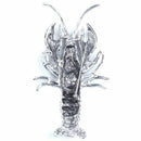 Black alloy Lobster Brooch Pin Animal Shaped Fashion Jewelry Costume Access J4A9