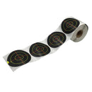 250 Packs 3'' Fluorescent Yellow   Paper Target Stickers