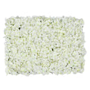 Artificial Flower Wall Hanging Panel Wedding Party Background Screen Decor White