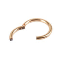 1.2mm Titanium steel Clicker Septum Segment Lip Nose Ear Hoop Body Piercing L5G8