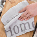 Strong Absorbent Soft Scouring Pad Kitchen Cleaning Dish Towel Microfiber Clo-OZ