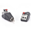 2x Speakers Wire A/V Cables to Audio Male RCA Connector Adapter Jack CLessPl  TE