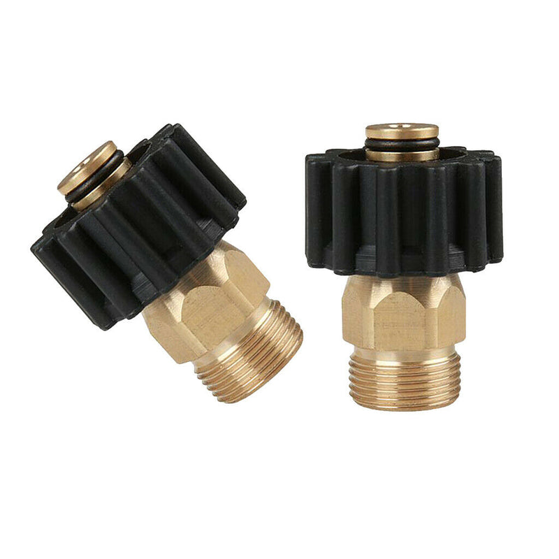 2pcs Garden Hose Quick Connector M22M x M22F Quick Connector Coupler