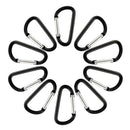 Aluminum Alloy Carabiner Clip 1.9 Inches Carabiners Spring Snap Hook Keyrin