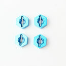 1Set/4Pcs Metal Hexagon Set For Wltoys 12428 12423 1/12 Speed Rc Car Feiyue X5L5