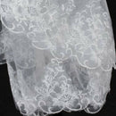 Wedding veil lace decorative edge style white