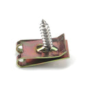 200PCS Spire Clips U Nuts Kit Galvanized Rust Resistance Speed Fasteners Screw