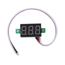 0.36inch LED Digital Voltmeter DC0-100V Three Line Volt Meter(Blue)