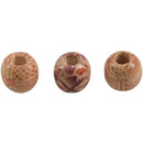 100 Mixed Drum Wood Beads Fit Charm Bracelets 11x12mm G8R3