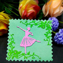 Ballet Girl Metal Cutting Dies for DIY Scrapbooking Card Embossing Stencils