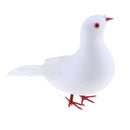 3pcs Artificial Dove Birds Statue Garden Sculpture Ornament Handcraft Wedding
