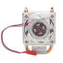 Raspberry Pi 40mm LED CPU Cooling Fan 5mm Copper Tube Cooler Tower Heatsink