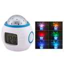 Sky Star LED Night Light Projector Lamp Bedroom Digital Musical Alarm