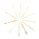 80Pcs Bamboo Disposable Wooden Fruit Fork Dessert Forks Tableware Party Decor MO