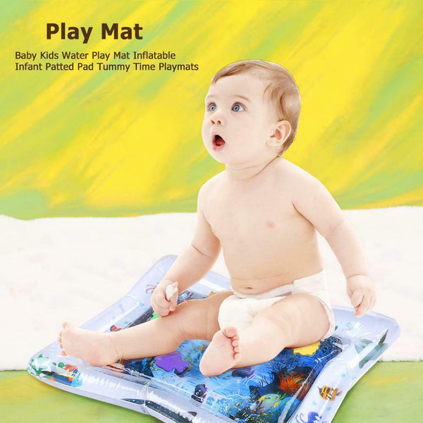 Baby Kids Water Play Mat Inflatable Infant Patted Pad Tummy Time Playmats #gib