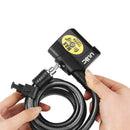Ulac Bike Lock Bicycle Electronic Alarm Lock Cycling 110Db Loud Cable Mtb B