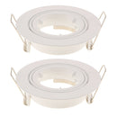 2Pcs 50W Round Light Bracket Ceiling Light Frame Rack for Spotlight Daylight