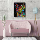 Colorful Cat DIY Oil Painting By Number Acrylic Paint On Canvas Home Decor