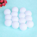 6pcs Golf Practice Balls Plastic Hollow Out Sports White Round Golf Balls