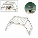 Stainless Steel Foldable BBQ Stand Portable Barbecue-Patio Gril -Camping Ho Q3M4