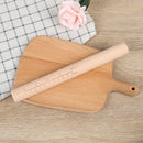 With scale Solid wood rolling stick Cake pie noodles rolling Pins Dough Roll Cy