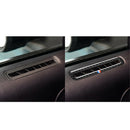 For Ford Mustang 15-17 Carbon Fiber Door A/C Air Vent Frame Cover Trim 1 Pair