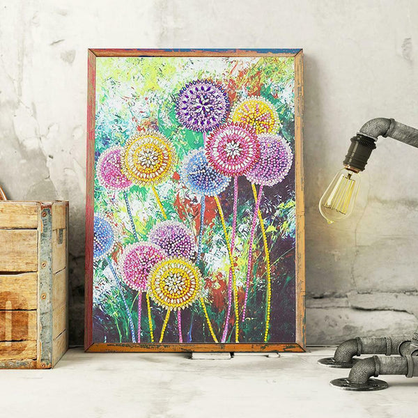 5D DIY Special Shaped Diamond Painting Flower Cross Stitch Mosaic Craft Kit