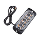 12LED 12V-24V 36W Amber Car Truck Side Emergency Warning Flash Strobe Light A