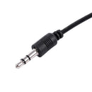 USB 2.0 to Mini B Male 3.5mm Jack Plug Audio Data Cable 50cm/20" 5 Pcs Blac