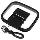 Indoor HiFi AM/FM Loop Mini Connector Antenna Home Digital Audio Receiv FT