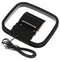 Indoor HiFi AM/FM Loop Mini Connector Antenna Home Digital Audio Receiv FT