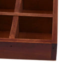10 Grid Wood Succulent Flower Pot Desktop Storage Box Holder Home Organizer