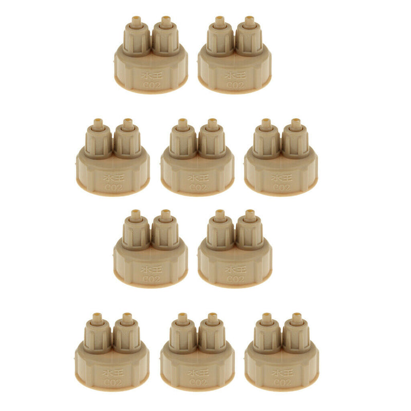 10x Fish Plant Tank Aquarium CO2 Generator Reactor Bottle Cap For Live Plant