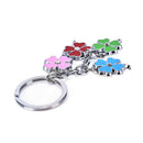 Lucky Four Leaf Clover Keychain Metal Keyring Green Shamrock Women Men Gift  Gw