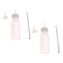 2 Pcs Feeding Nursing Bottle Nipple Brush Kit For Dog Puppy Cat Kitten Pet