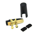 Plastic Soprano Sax Mouthpiece with Metal Cap Buckle Reed Mouthpiece Patche