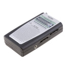 2x Pocket Battery Operated AM / FM Radio Receiver Built in Speaker With 3.5mm