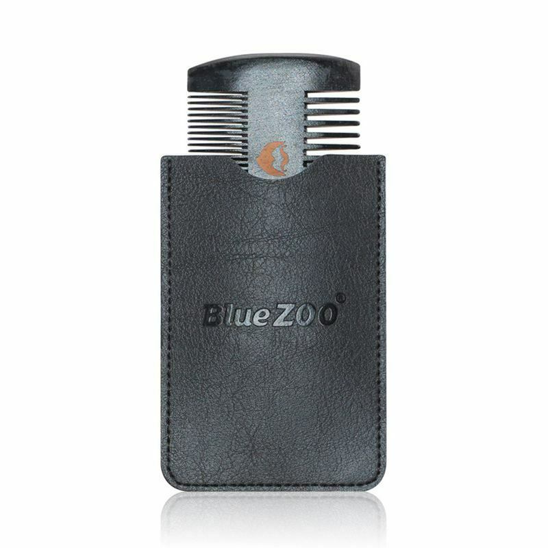 Blue Zoo Handmade Natural Pear wood Comb Double-side Beard Combs Men Shavin G5I7