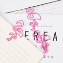 5Pcs/lot Pink Flamingo Bookmark Planner Paper Clip for Book Stationery School FT